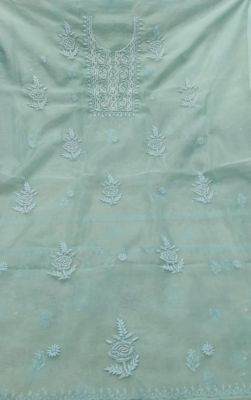 Organza Unstiched suit piece