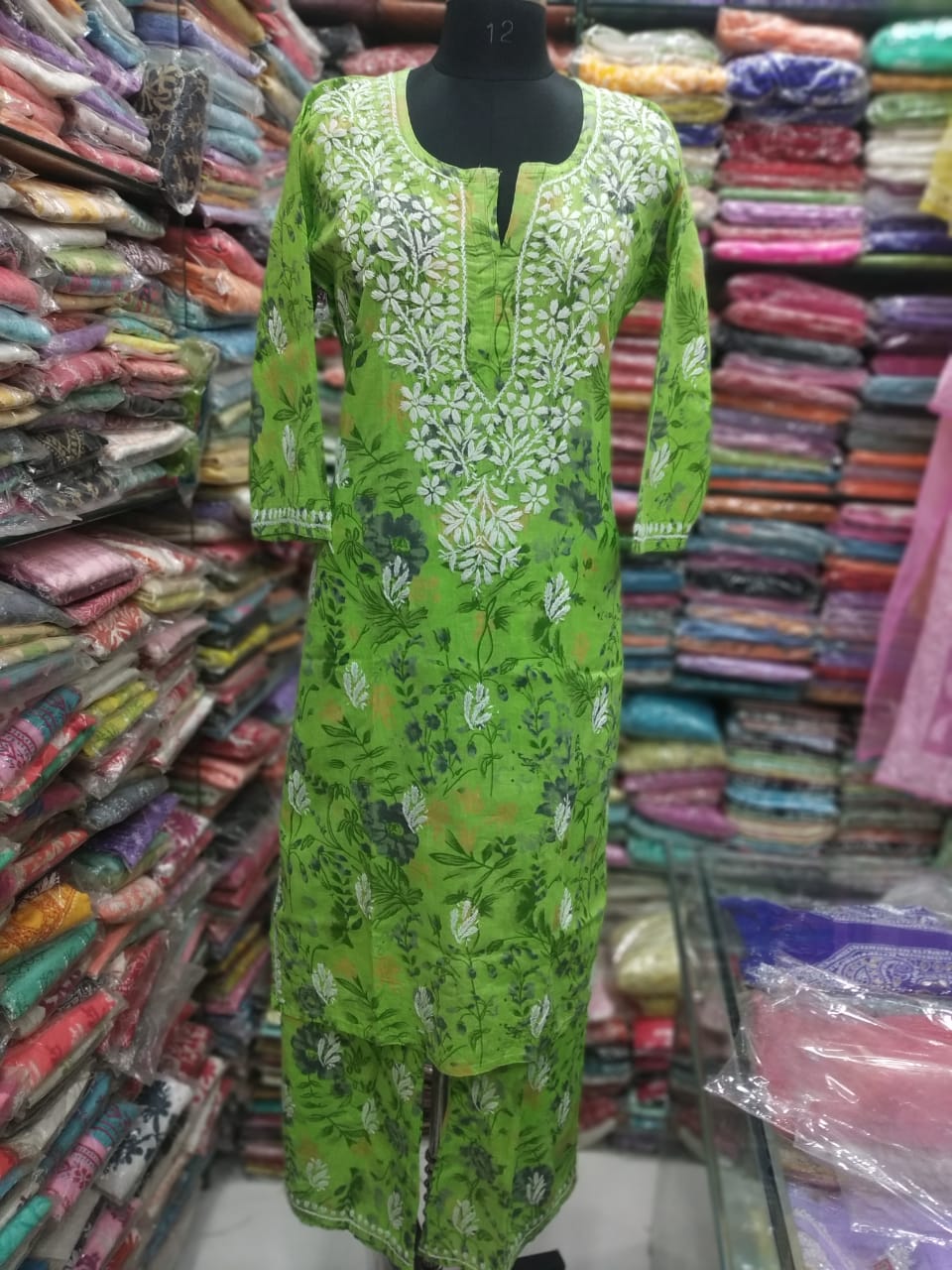 Mul cotton kurta palazzo set