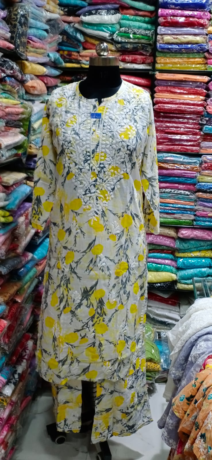 Mul cotton kurta palazzo set