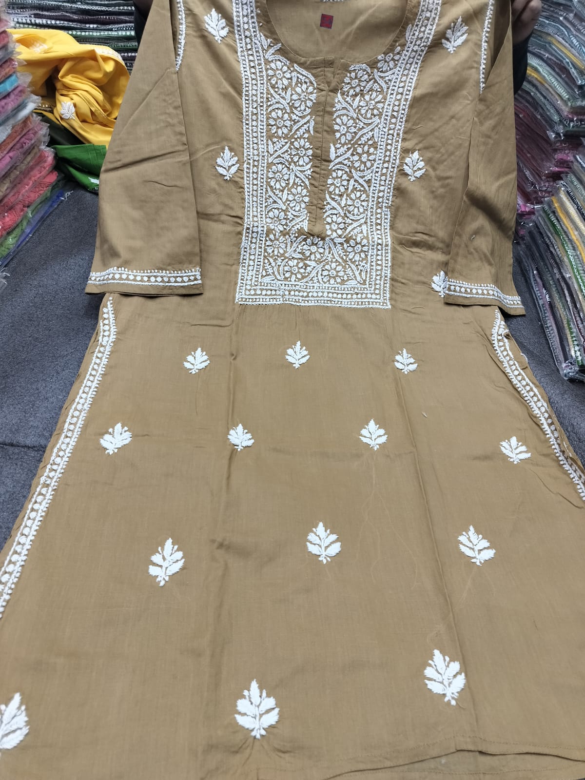 Plus size cotton kurta
