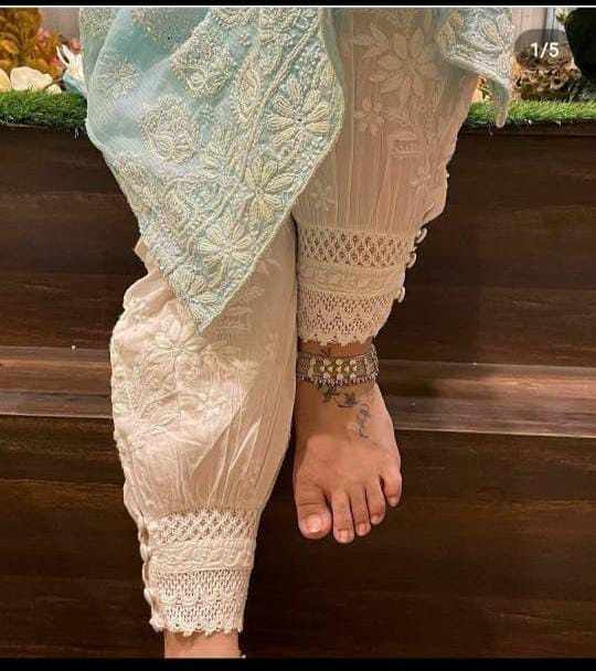 Pure Cambric Cotton Afghani Shalwar