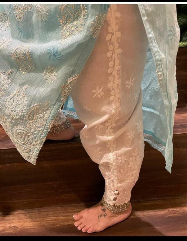 Pure Cambric Cotton Afghani Shalwar