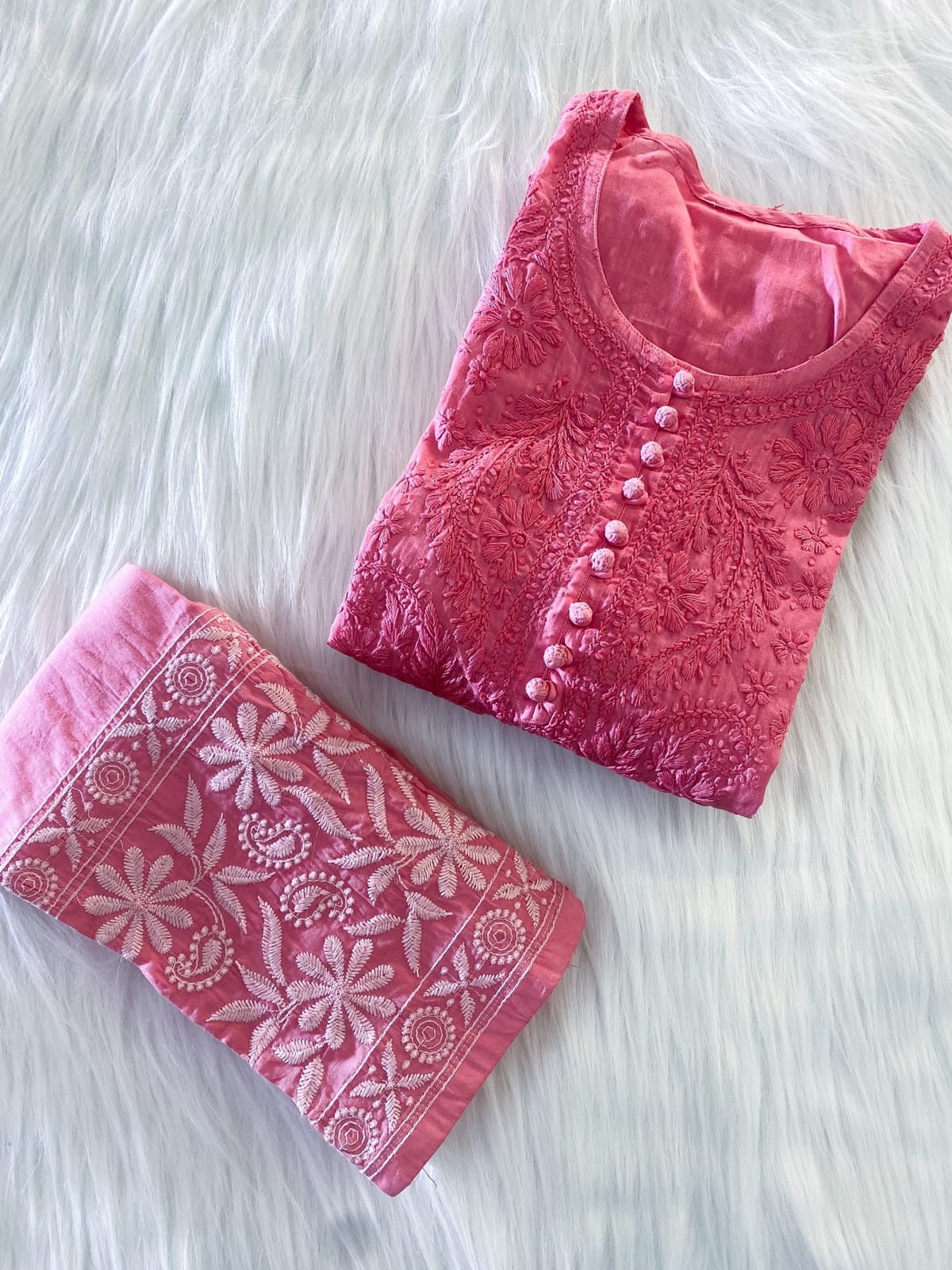 Dobby Dyeable Cotton 2pc Set