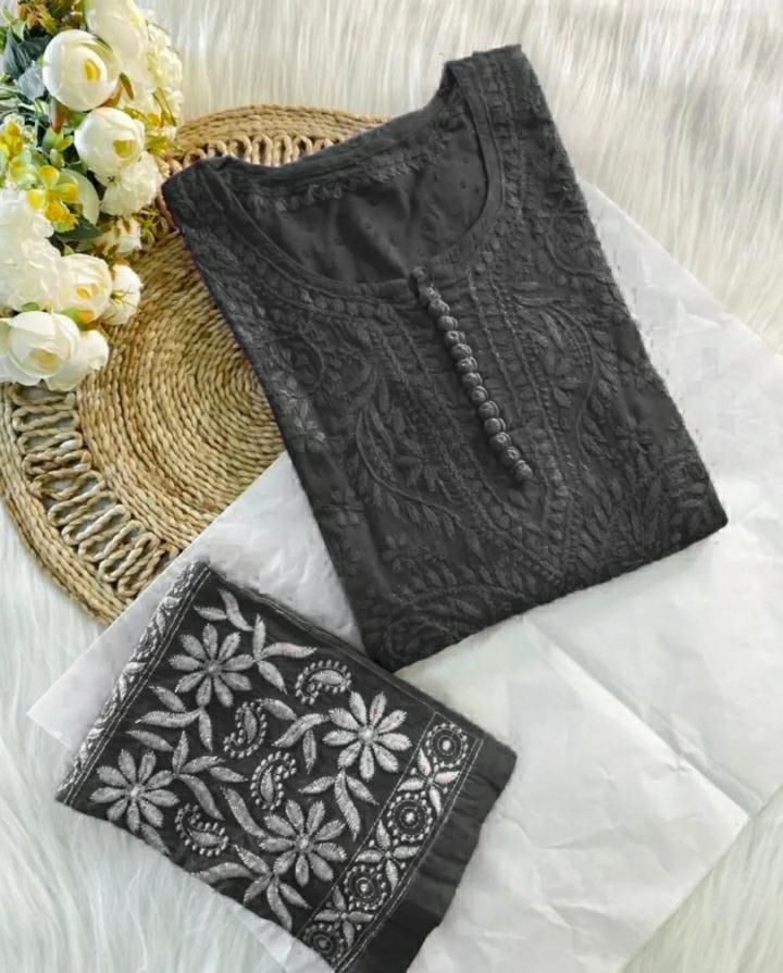Dobby Dyeable Cotton 2pc Set
