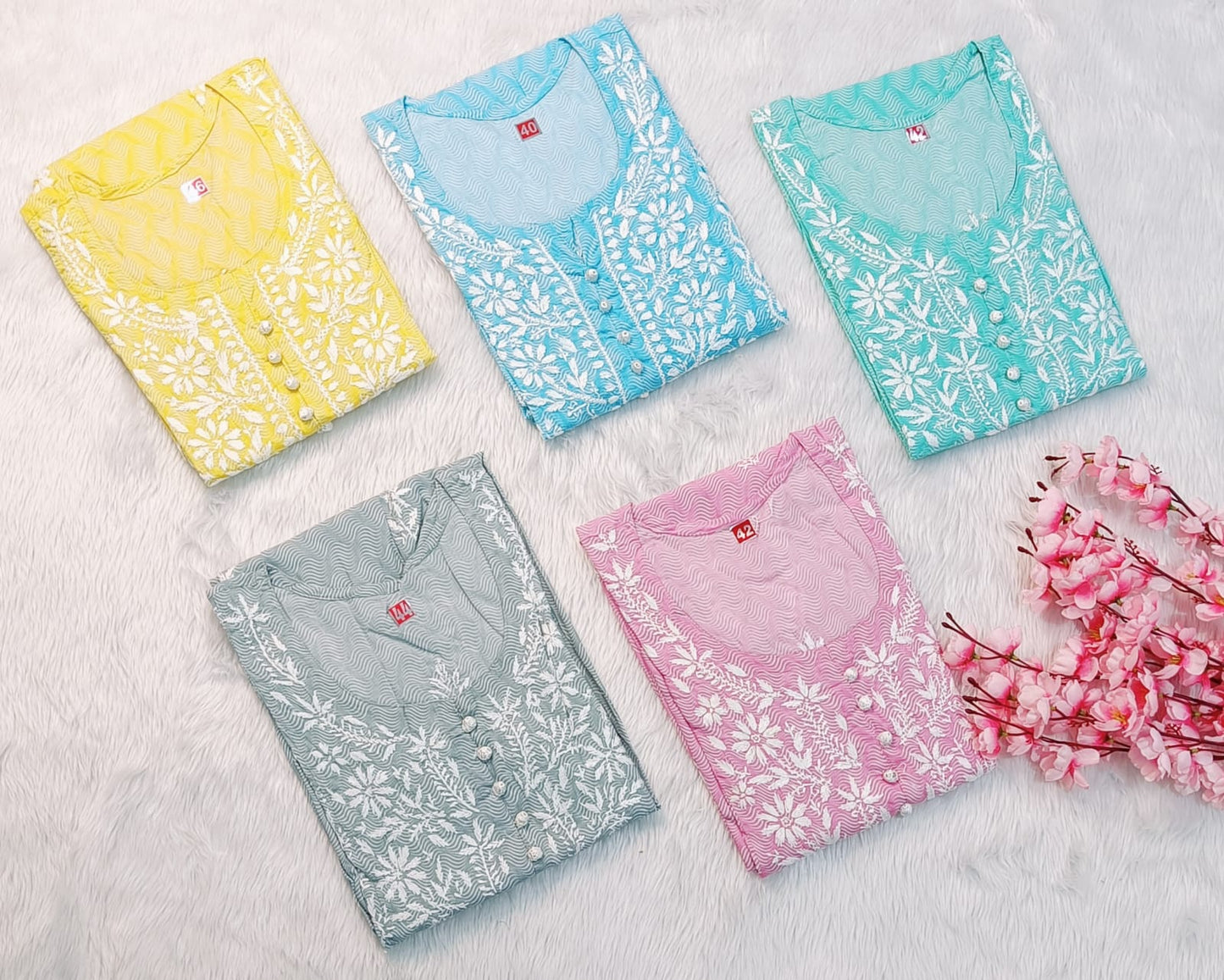 Mul Mul Printed Kurti