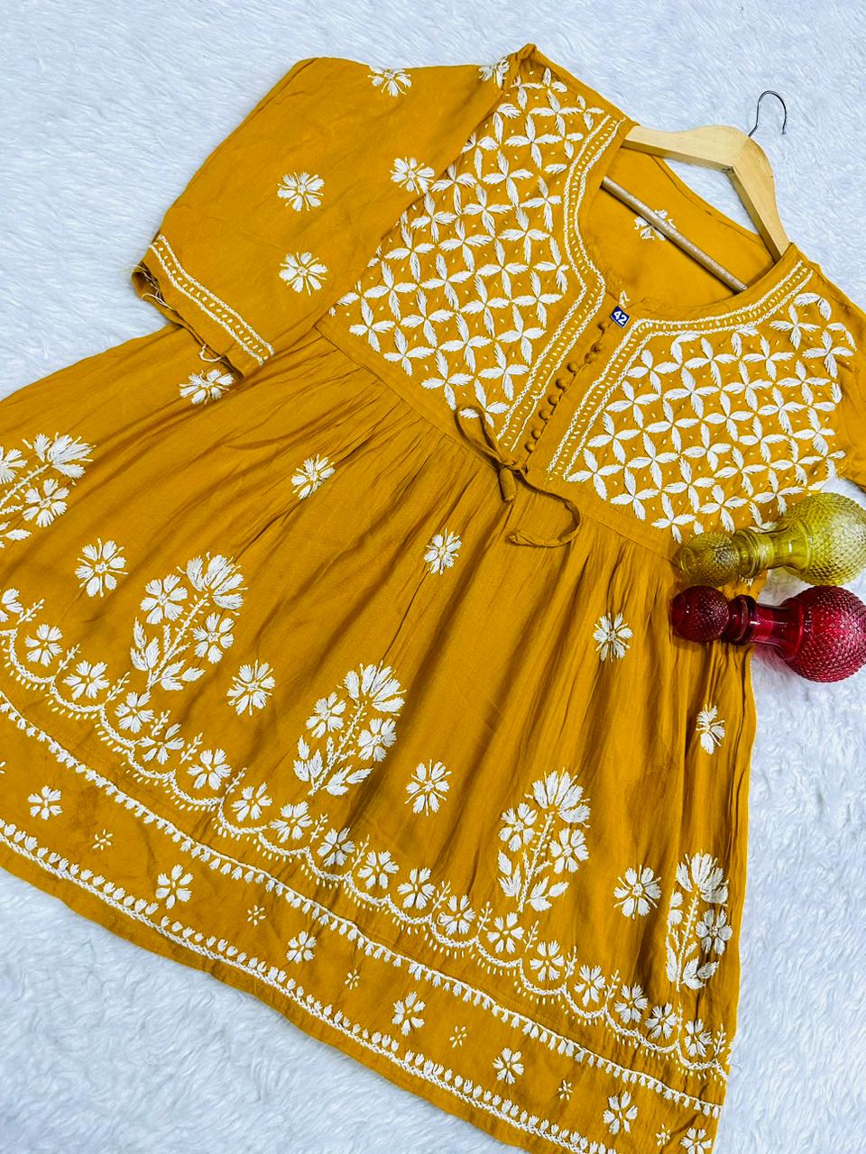 Rayon Short Gown