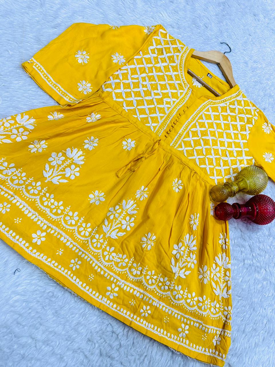 Rayon Short Gown