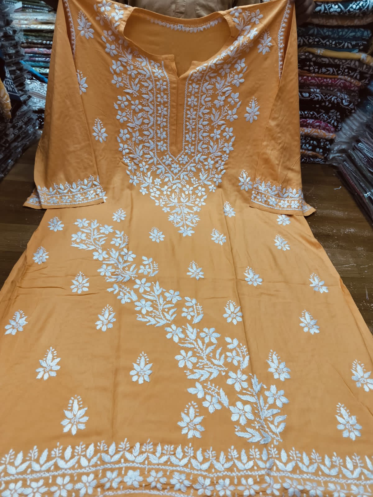 Plus size rayon kurta
