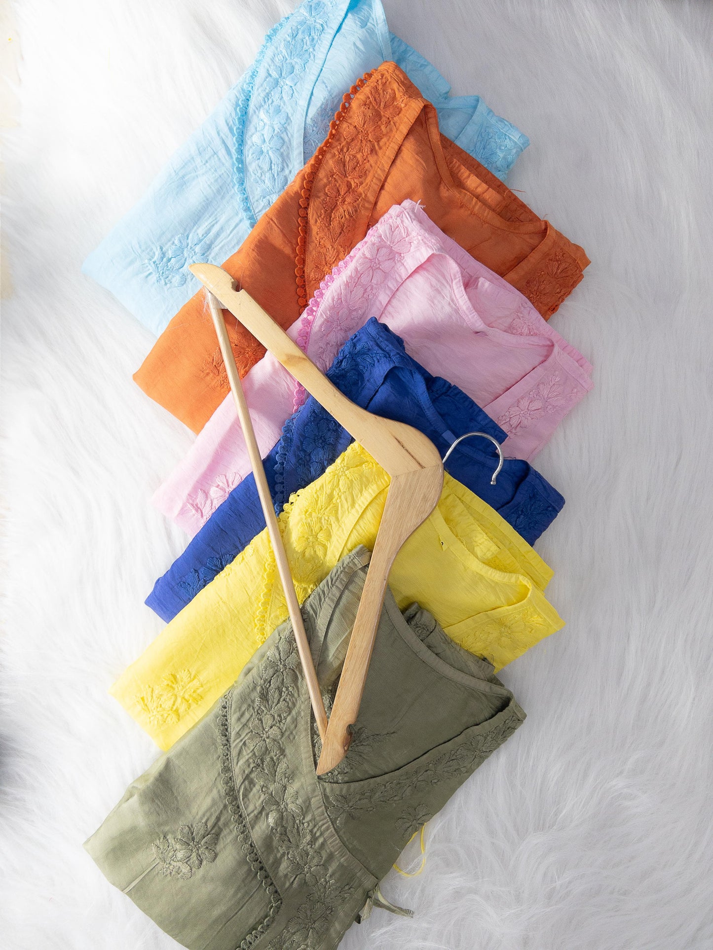 Chanderi short angrakha