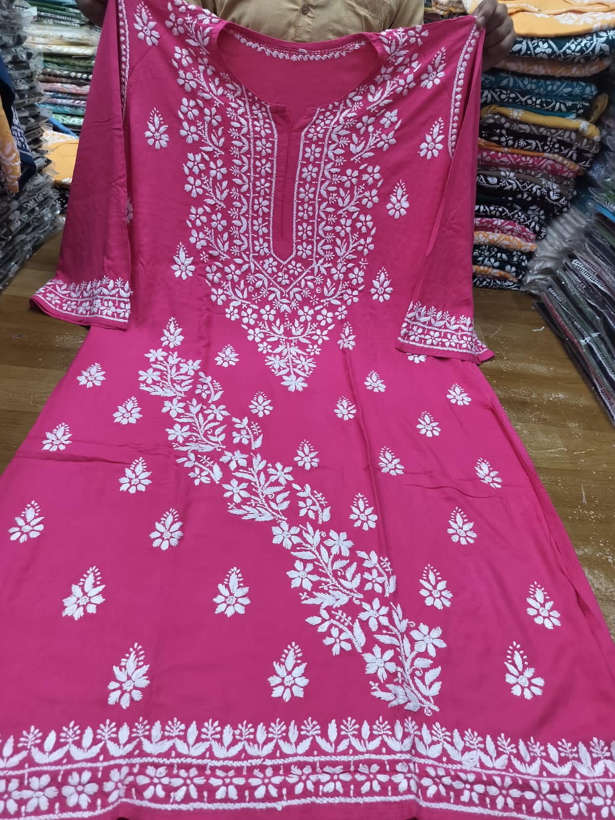 Plus size rayon kurta