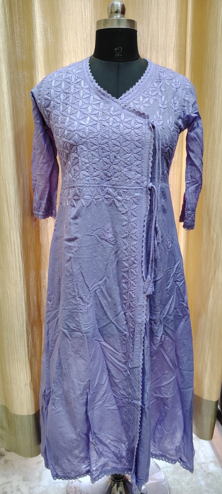 Dobby cotton angrakha