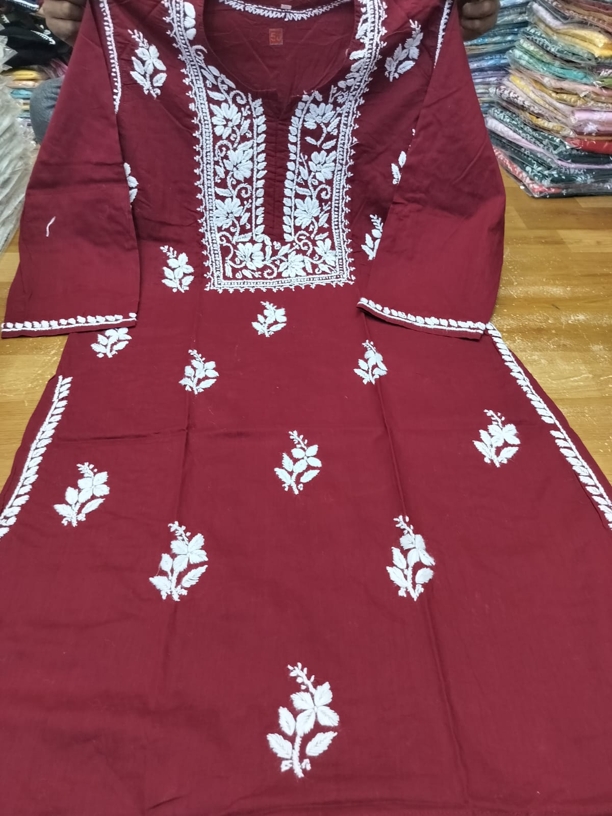 Plus size cotton kurta
