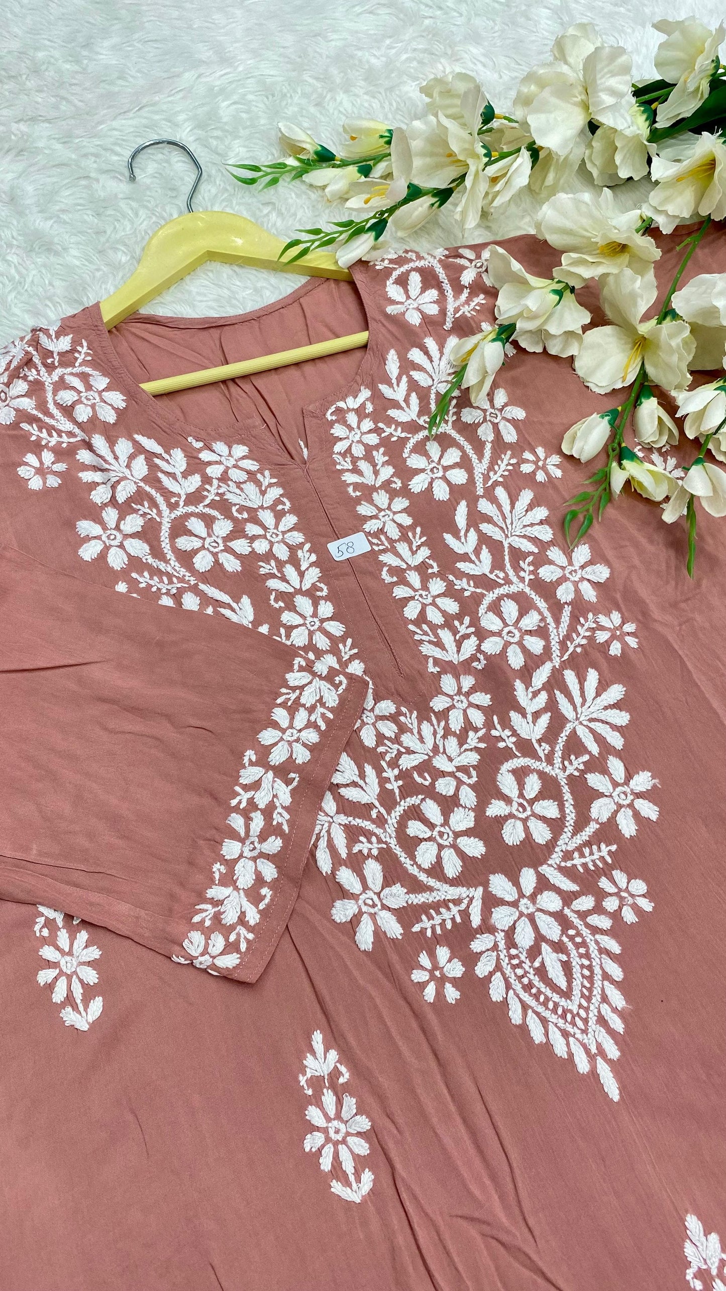 Plus size modal kurta