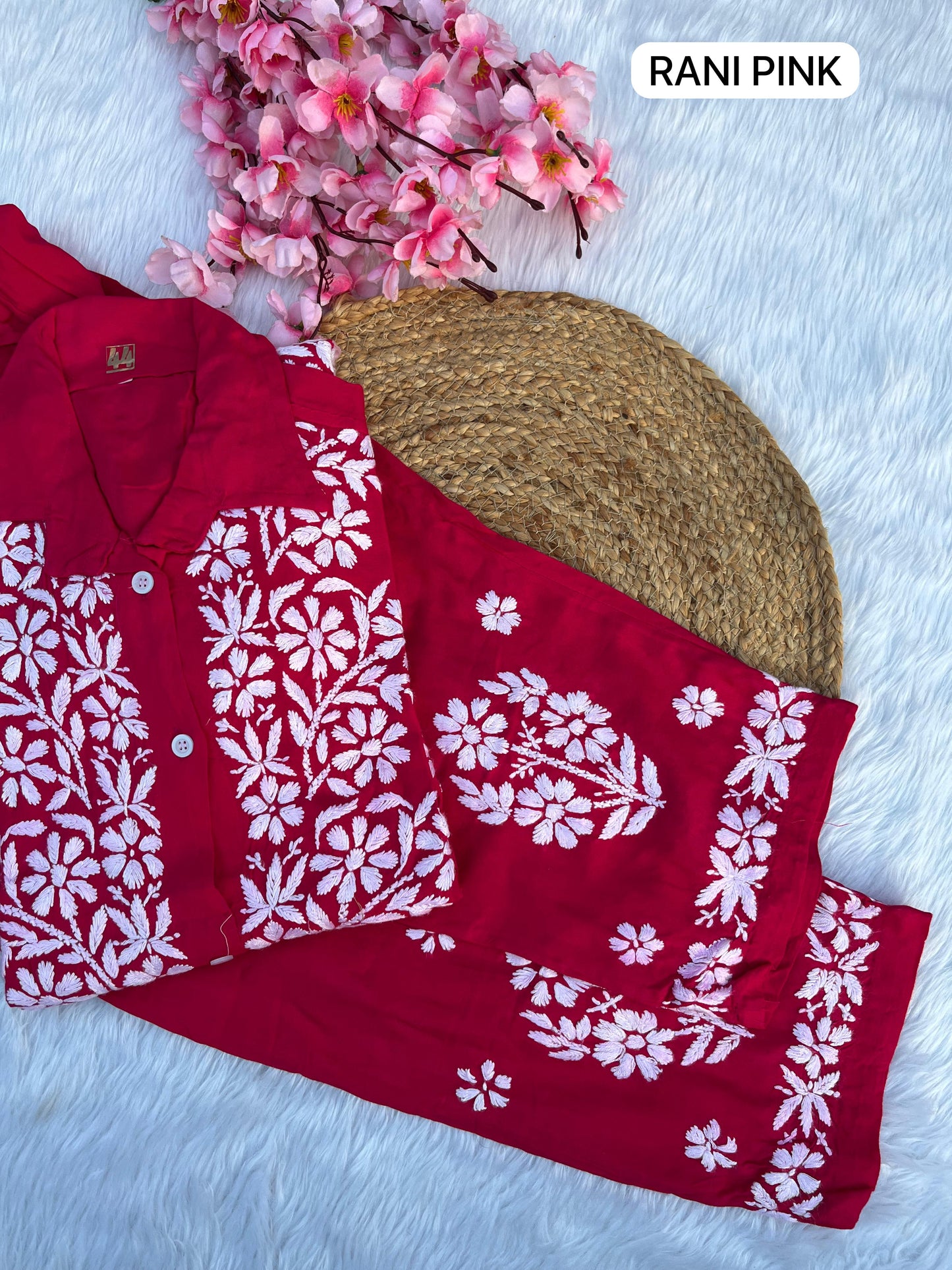 Rayon shirt co-ord set