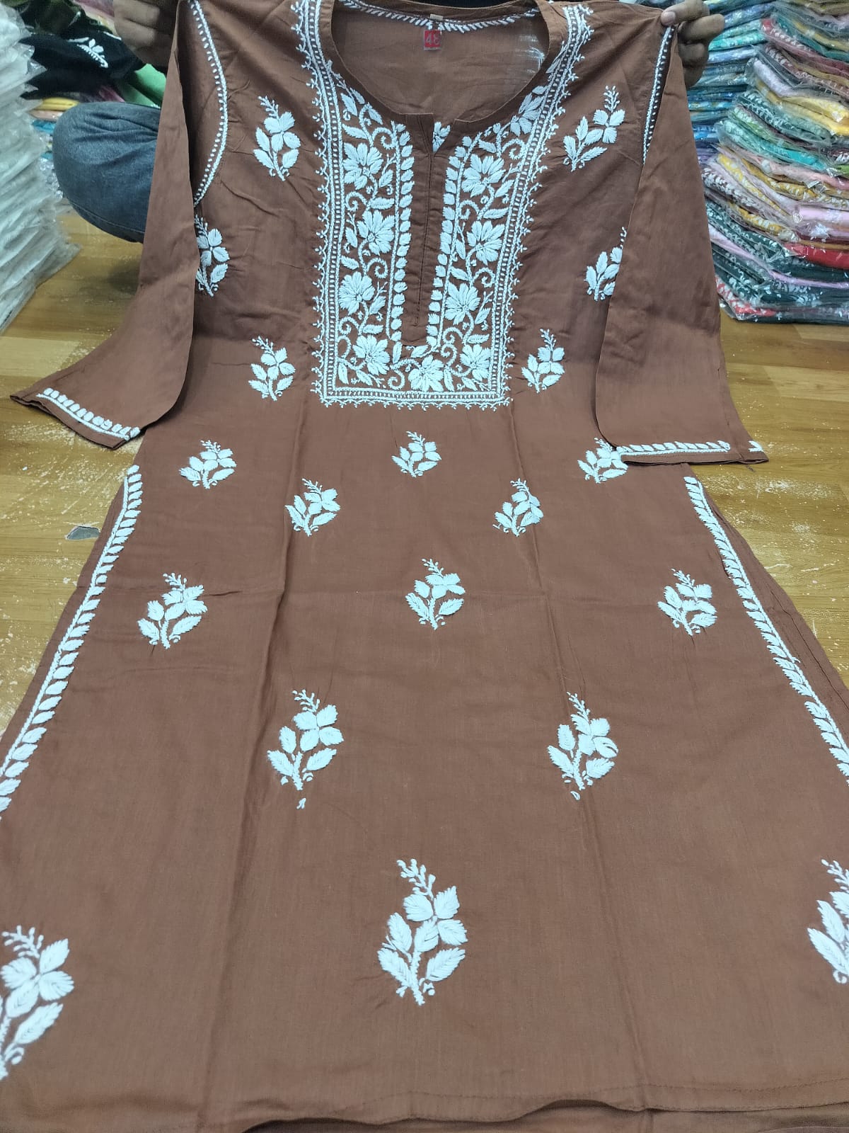 Plus size cotton kurta