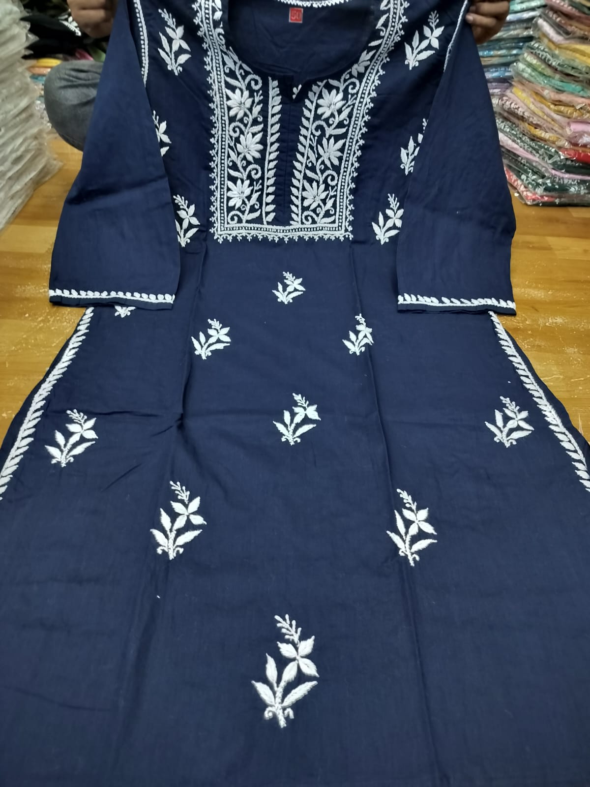Plus size cotton kurta