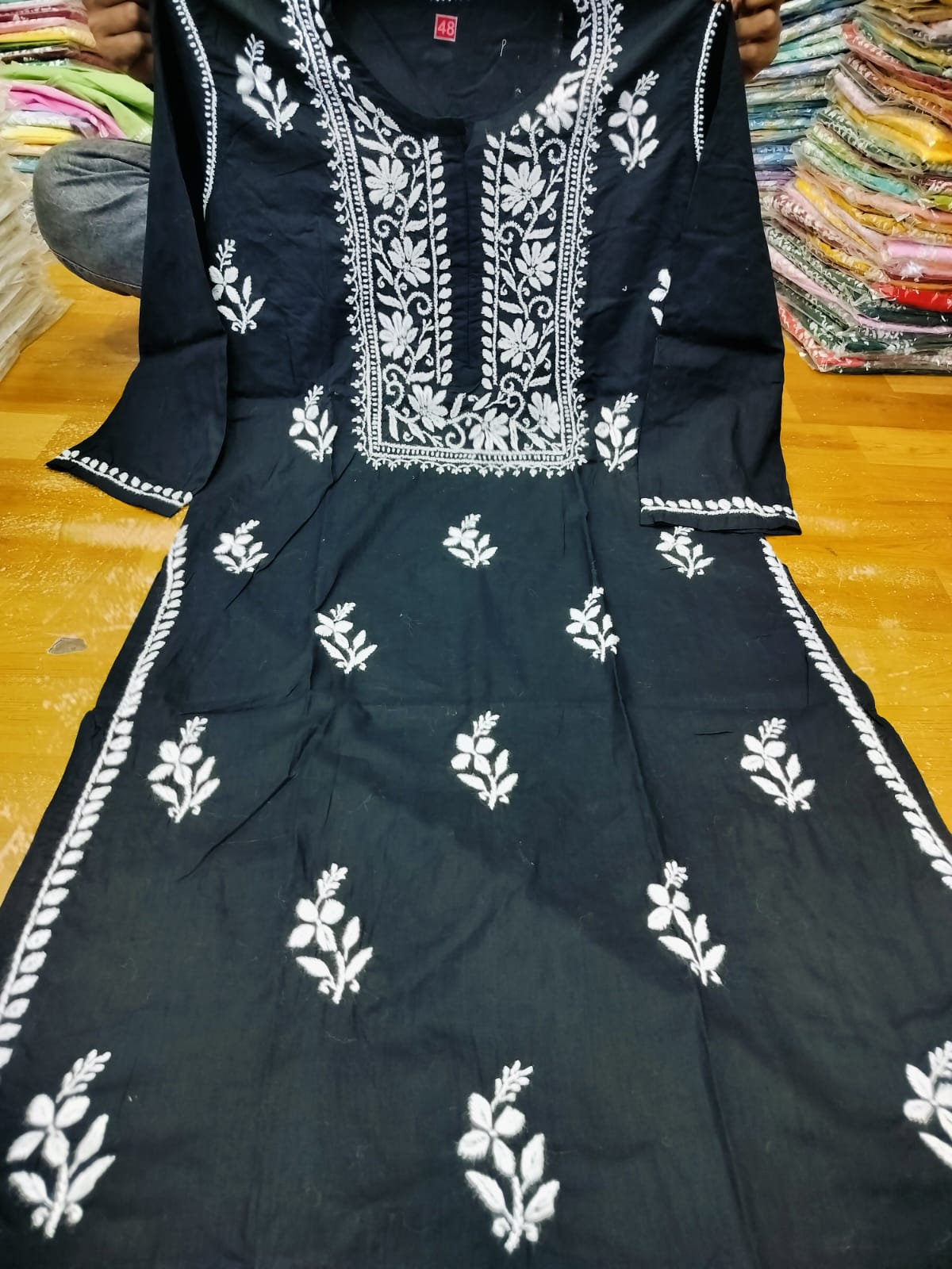 Plus size cotton kurta