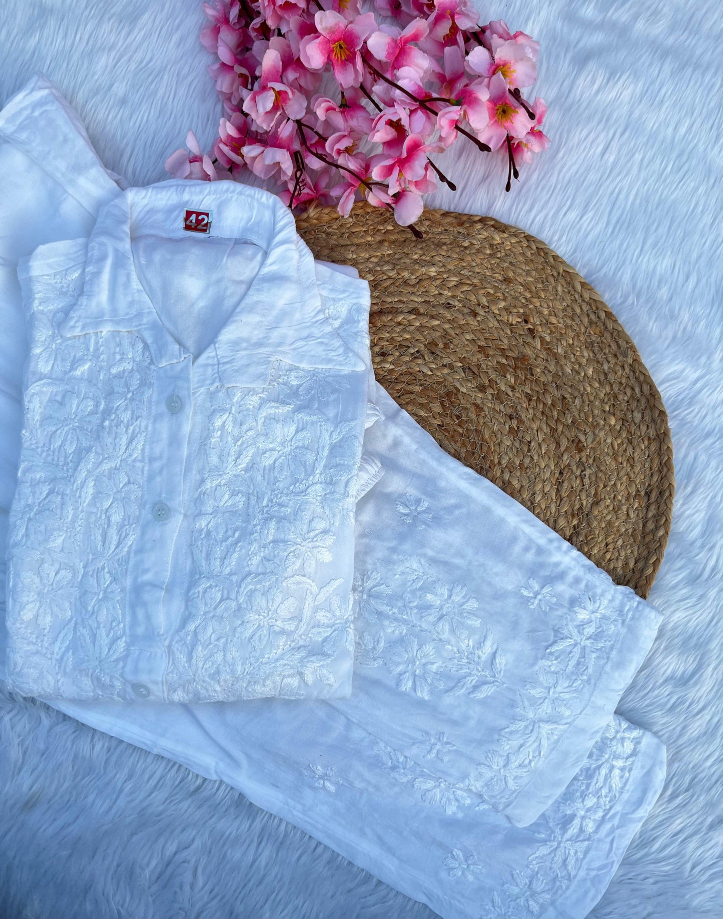Rayon shirt co-ord set