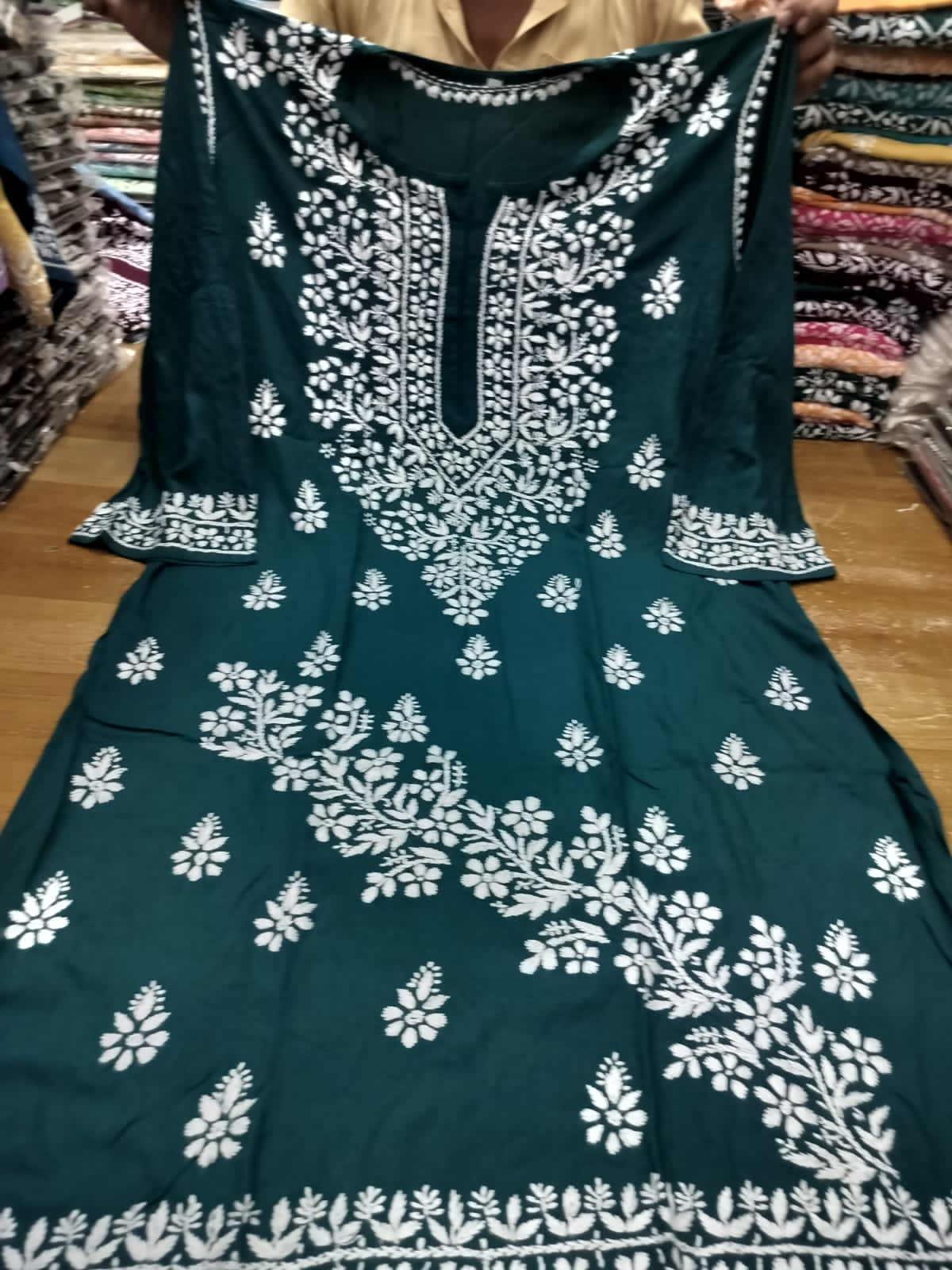 Plus size rayon kurta