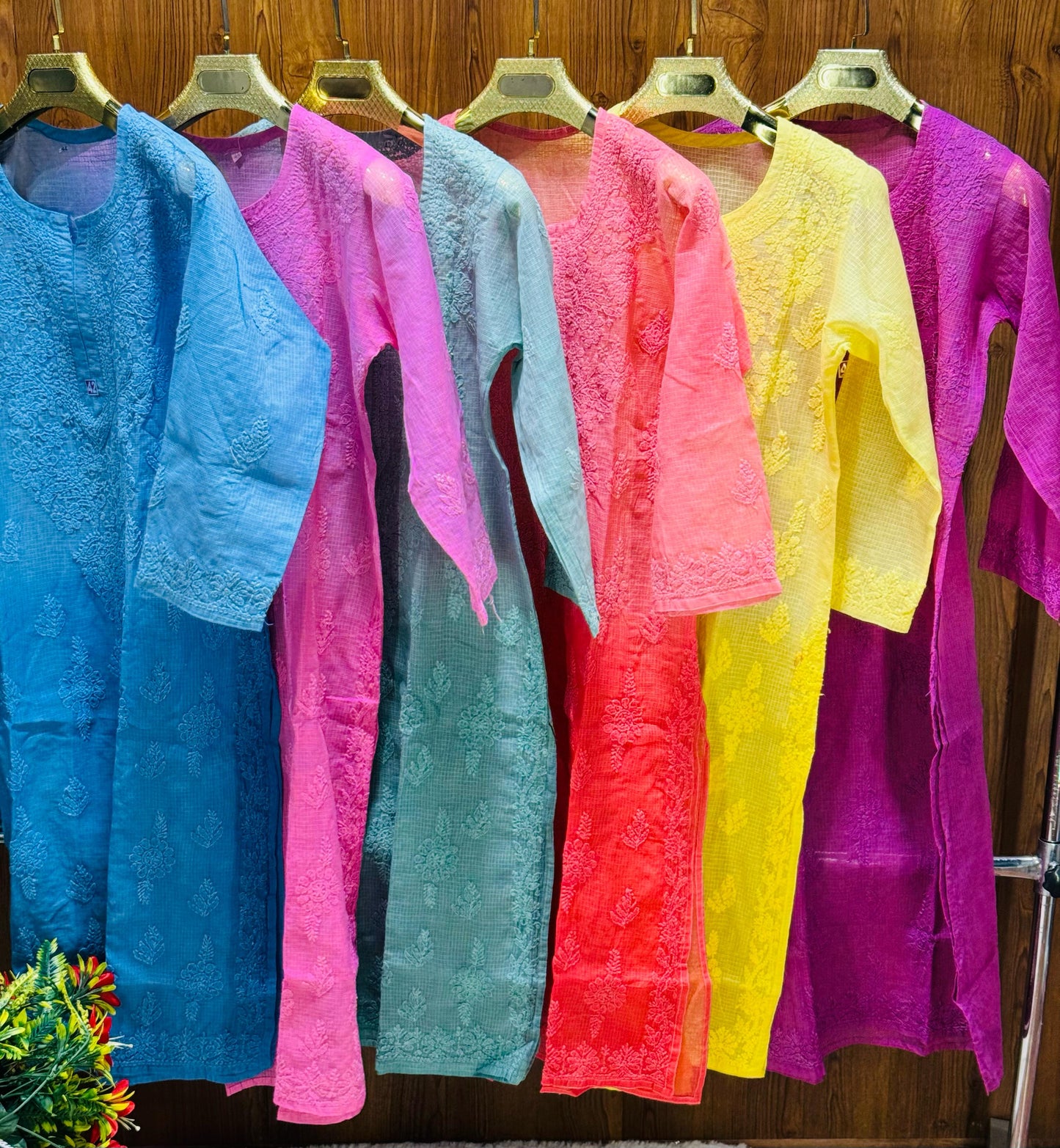 Kota doria kurta Ombre dyed