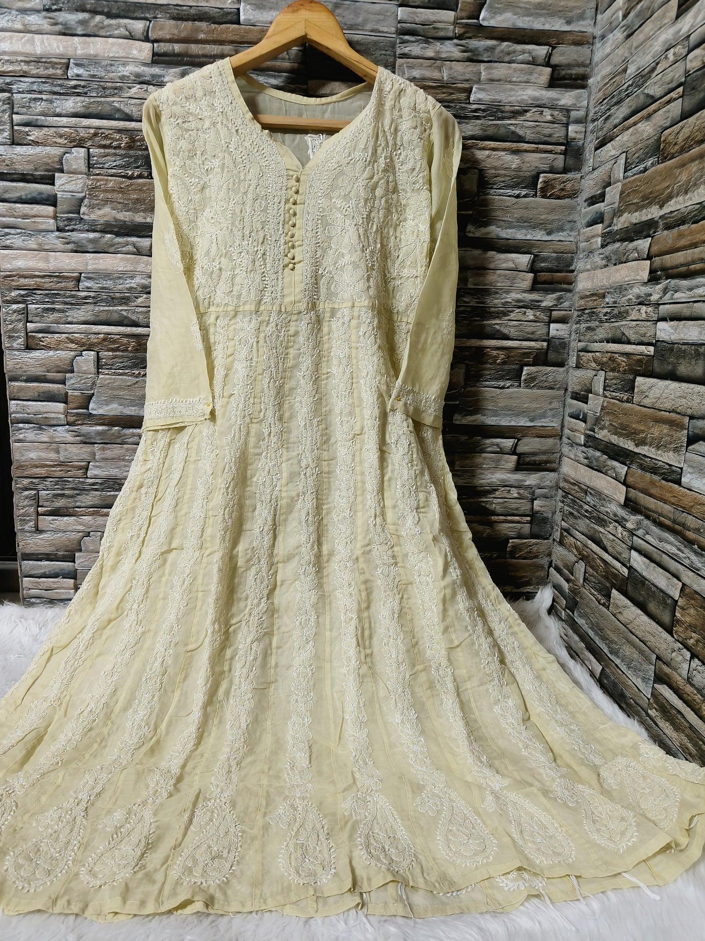 Voil cotton anarkali