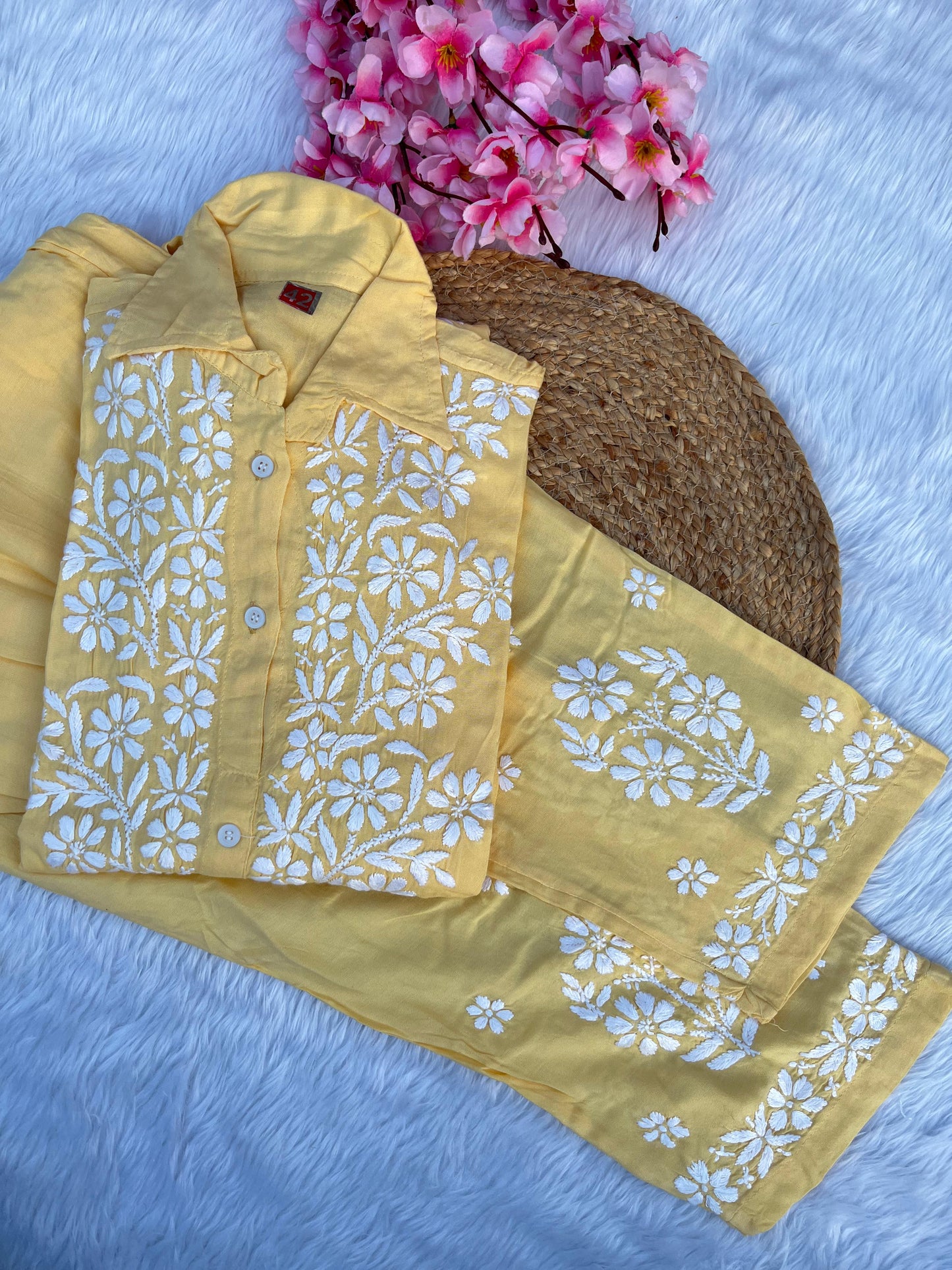 Rayon shirt co-ord set