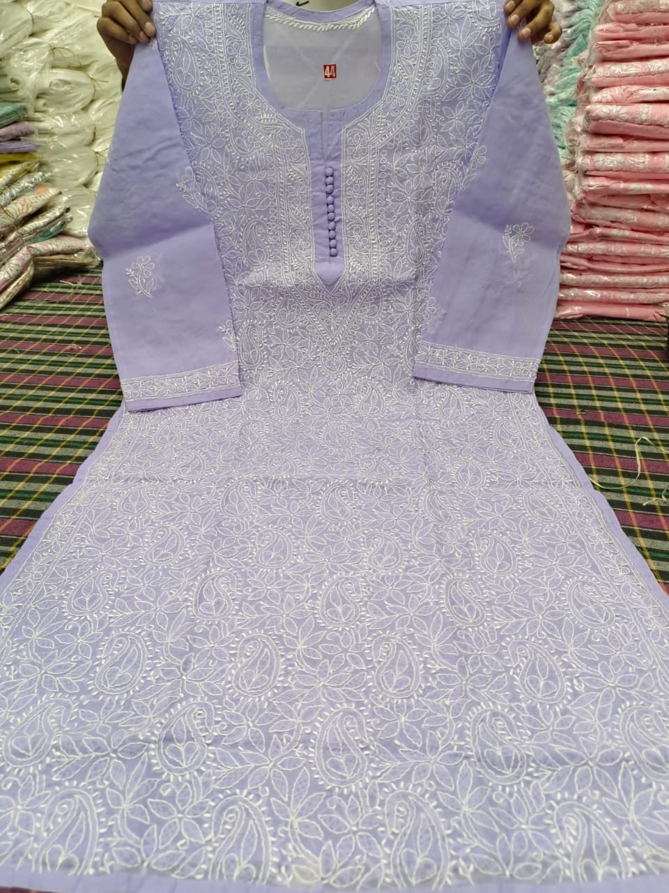 Cotton Front Jaal Kurti
