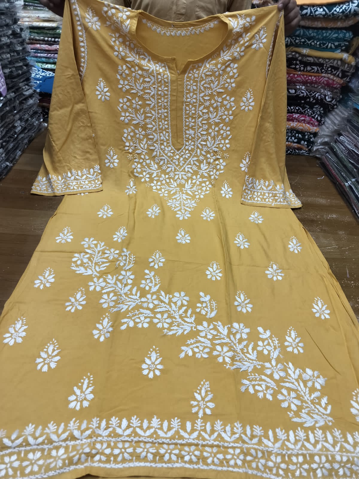 Plus size rayon kurta