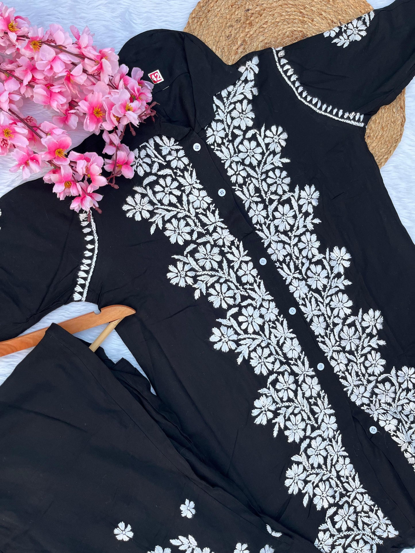 Rayon shirt co-ord set