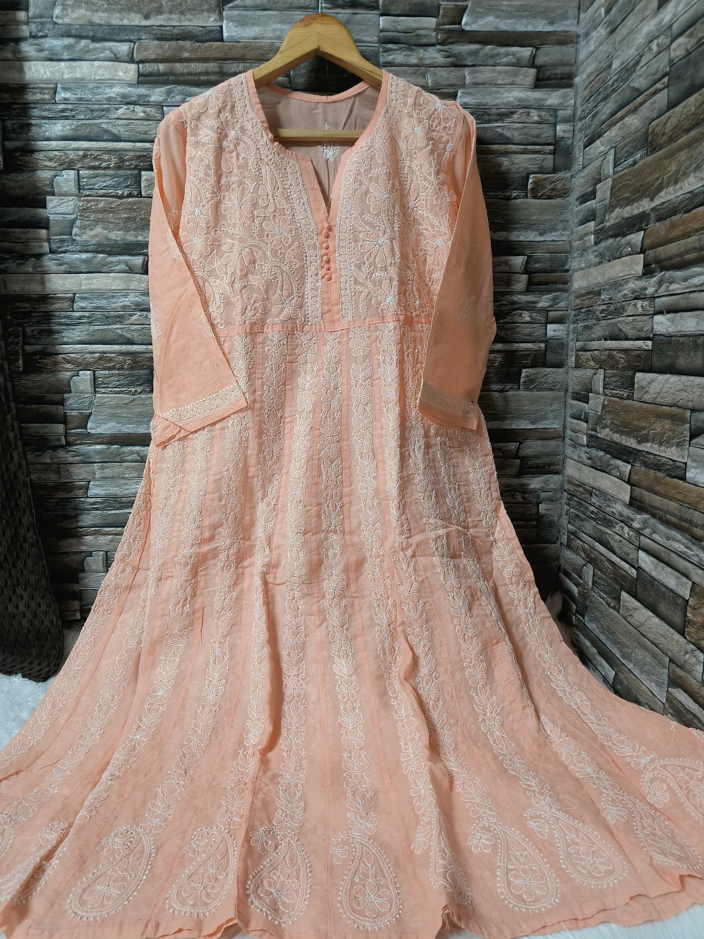 Voil cotton anarkali