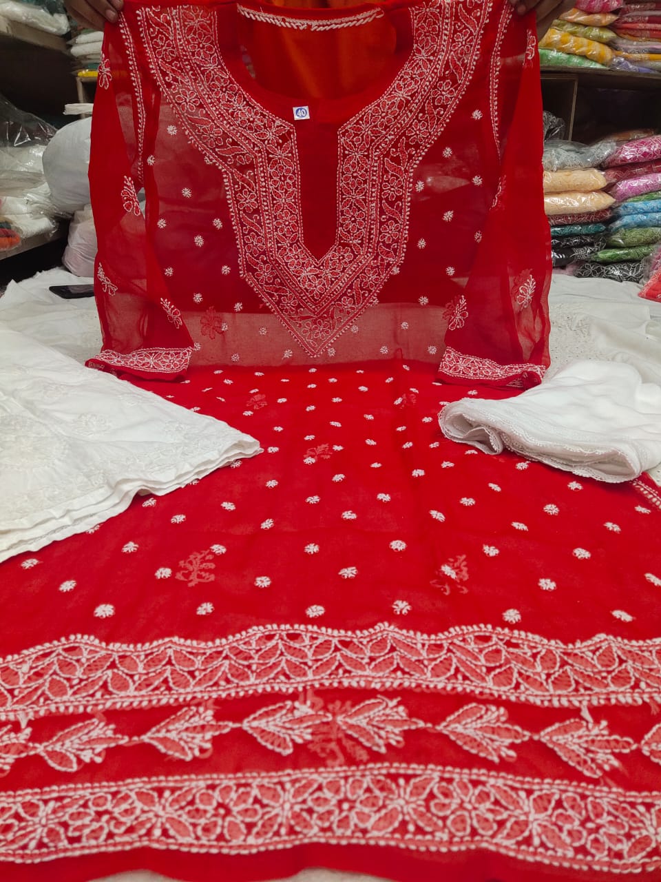 Chiffon Qeel Jaal 3pc Set