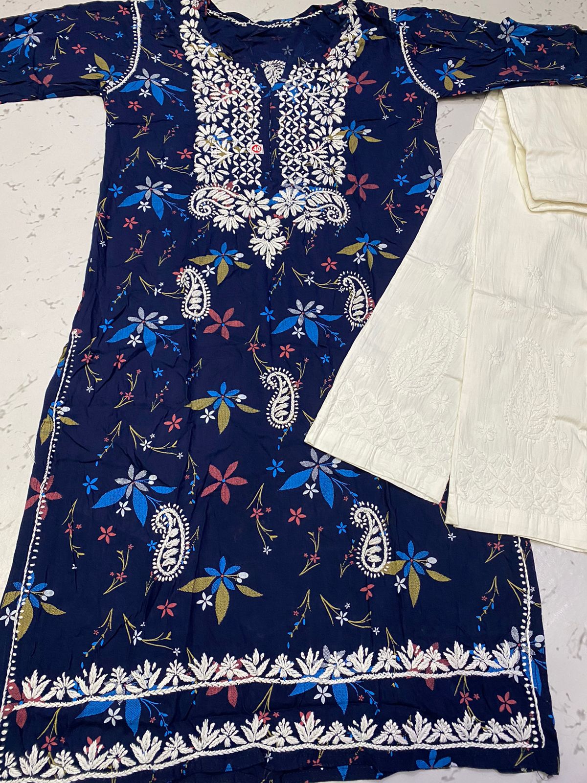 Mul Mul Printed Kurti