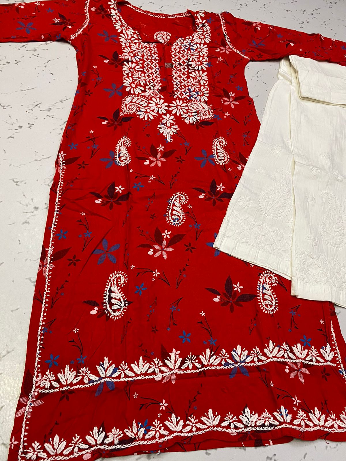 Mul Mul Printed Kurti