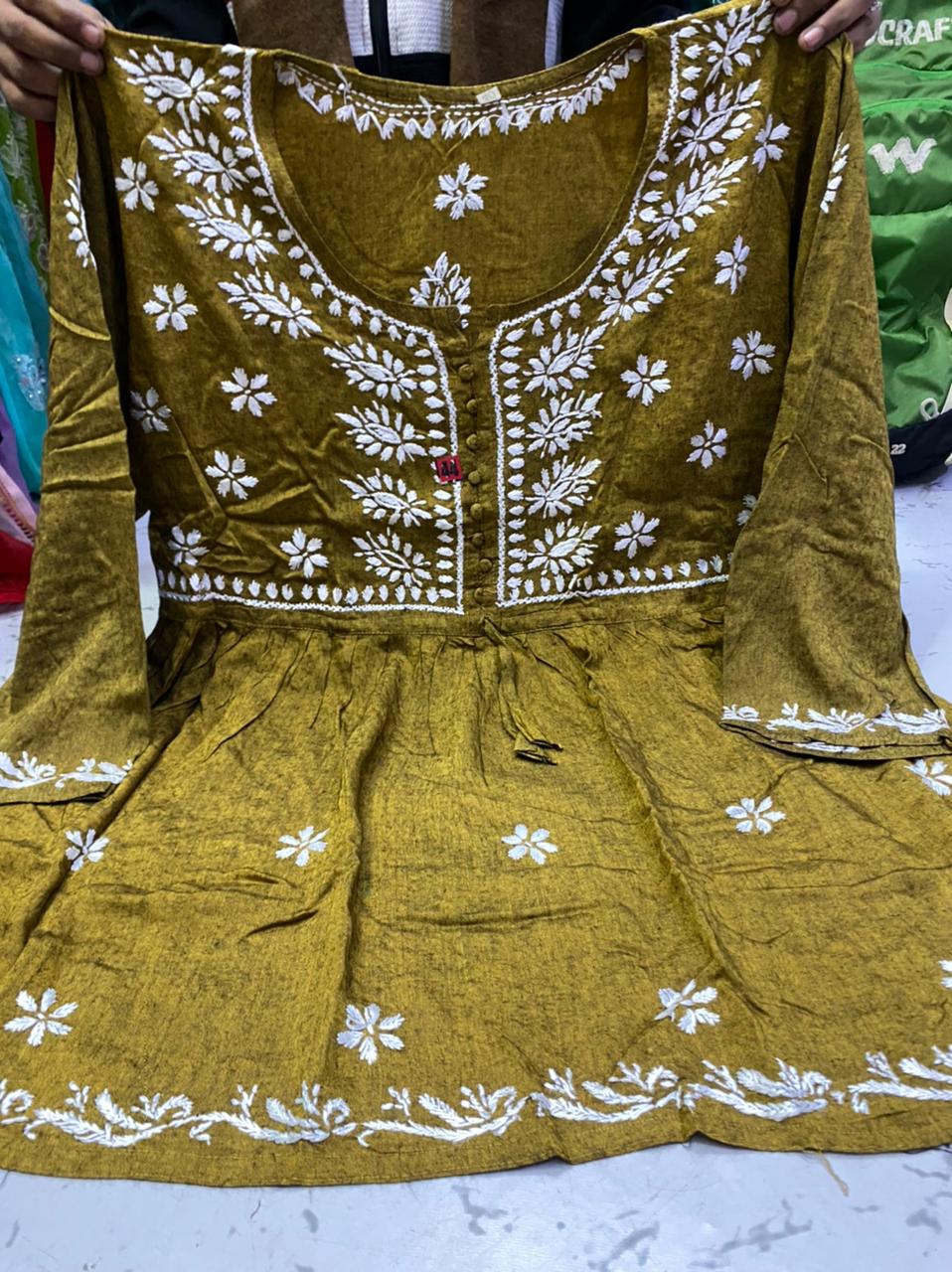 Modal Silk Short Gown