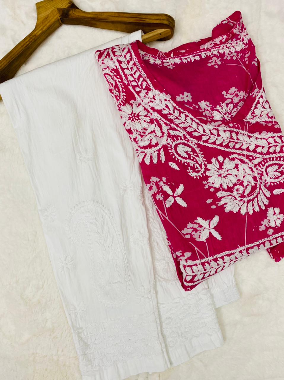 Mul Mul Gown With Pant