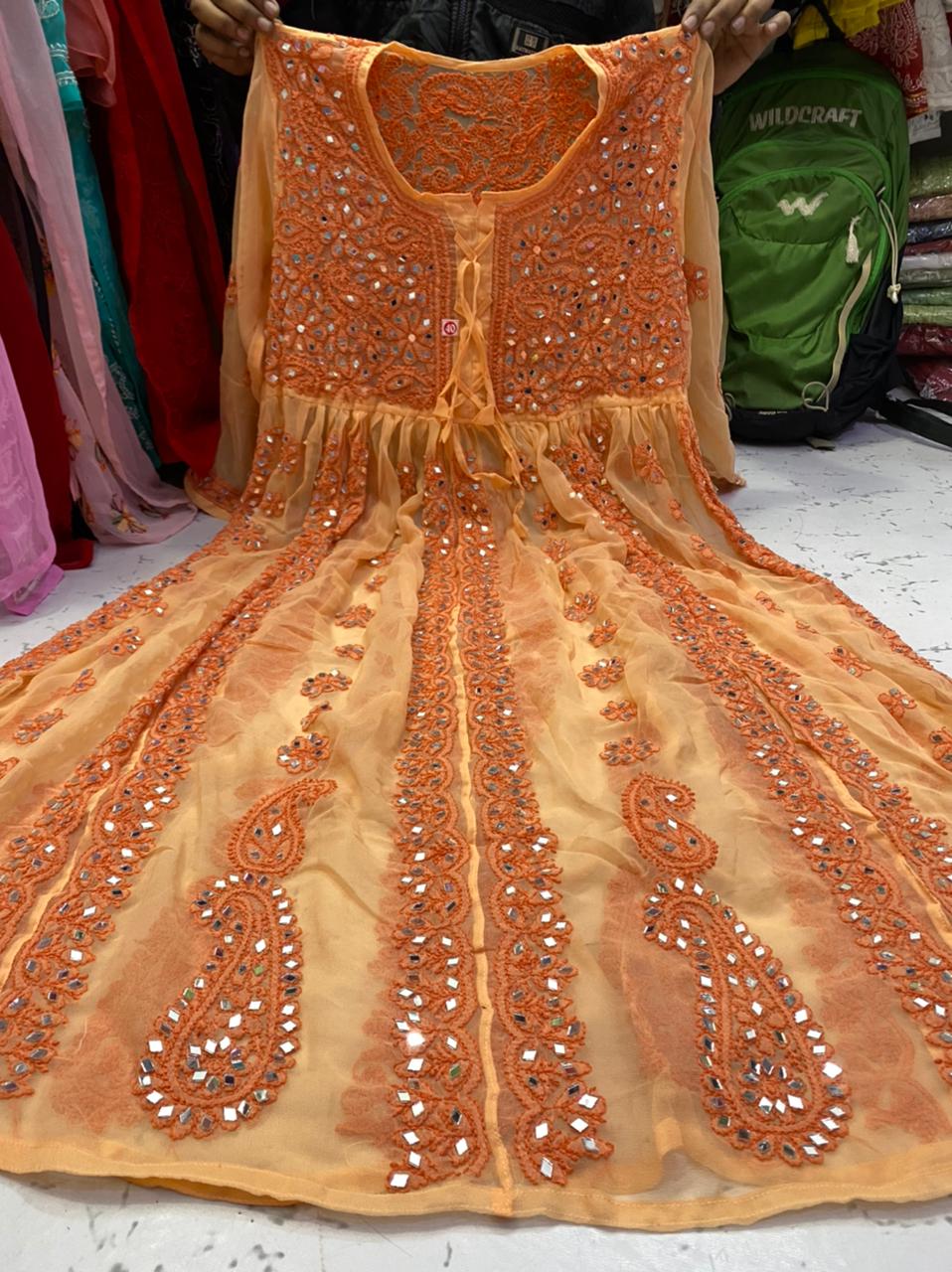 Mirror Work Gown