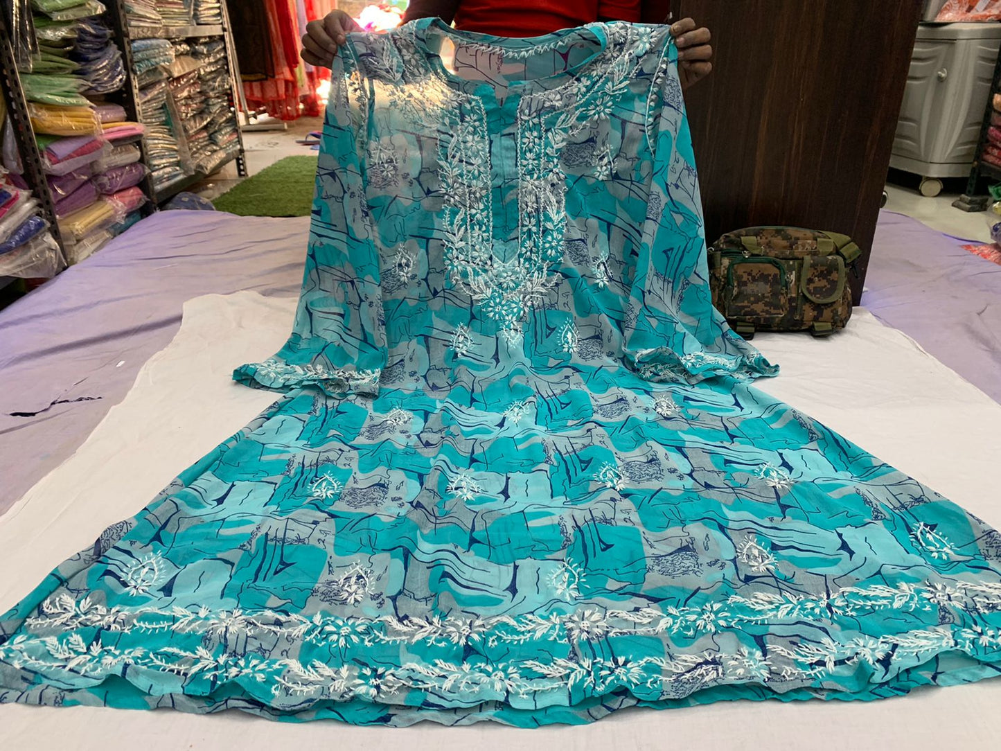Georgette A Line Kurti