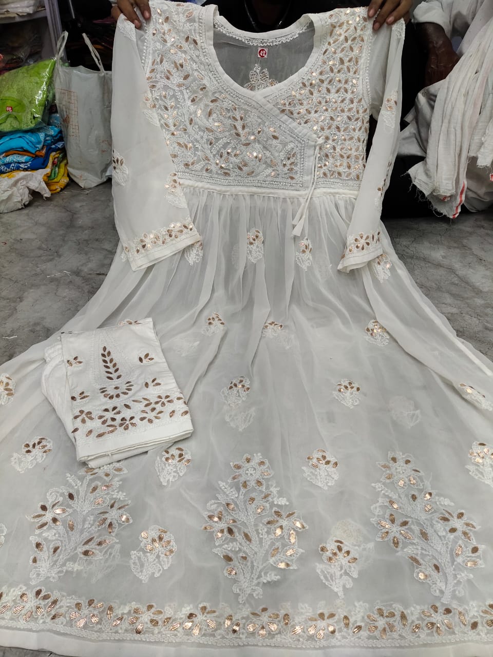 Georgette Gown With Pant