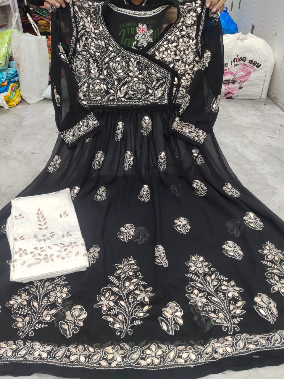Georgette Gown With Pant