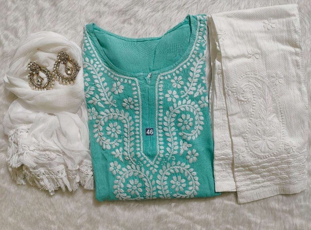 Paan Boota Rayon 3pc Set