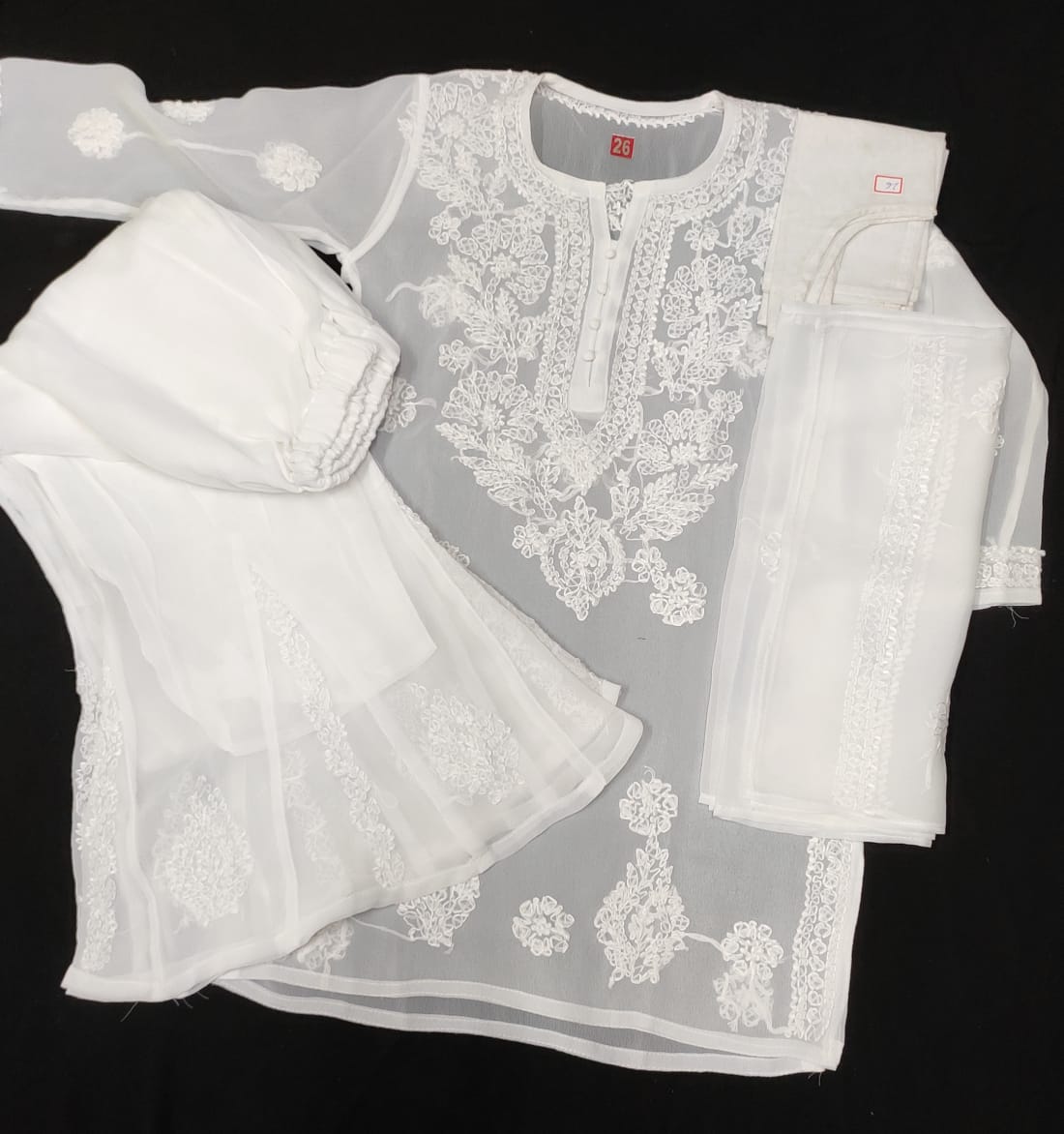 Chiffon Girls Garara Set