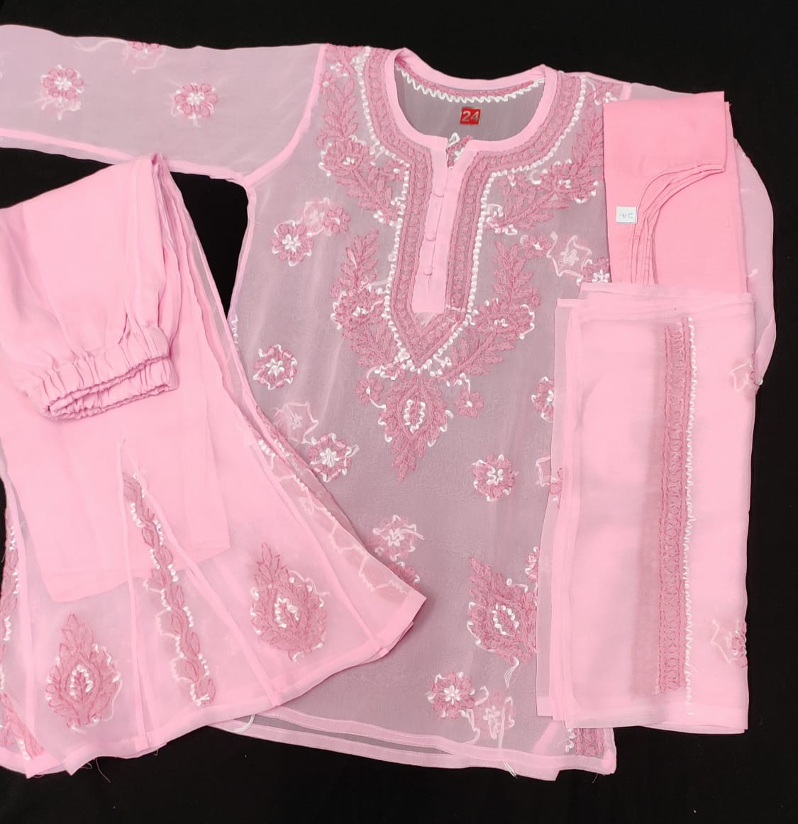 Chiffon Girls Garara Set