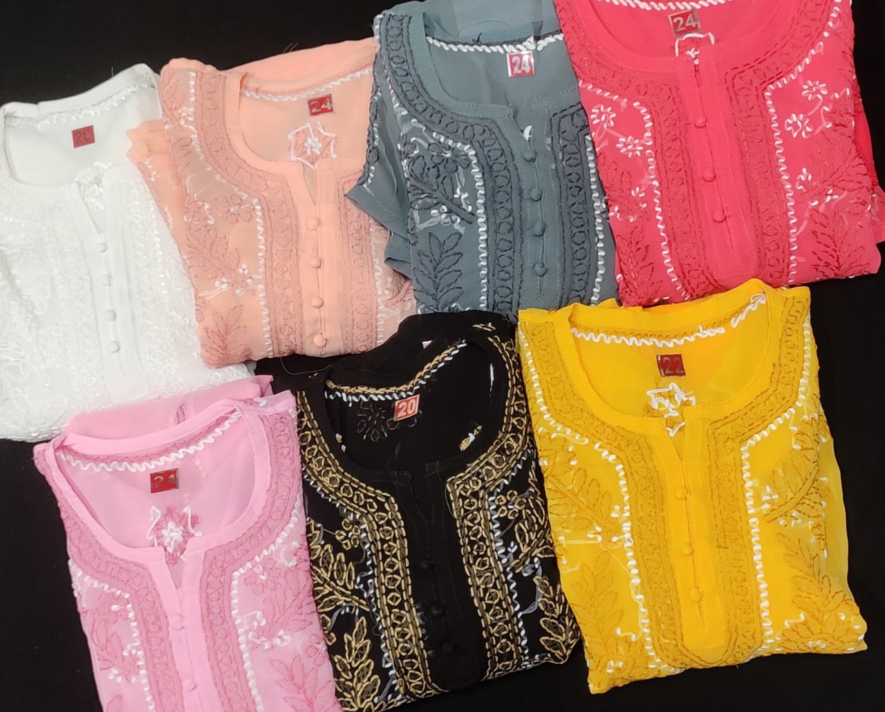 Chiffon Girls Garara Set