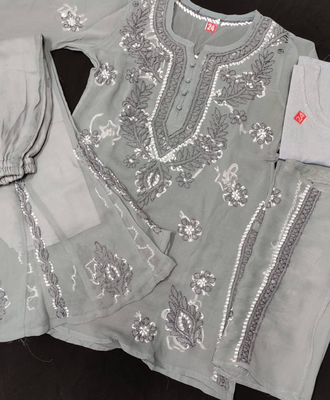 Chiffon Girls Garara Set