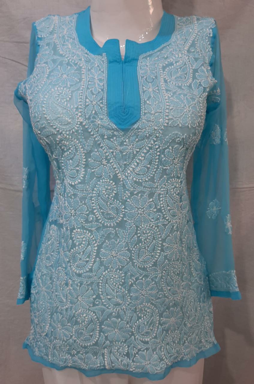 Short Georgette Kurti