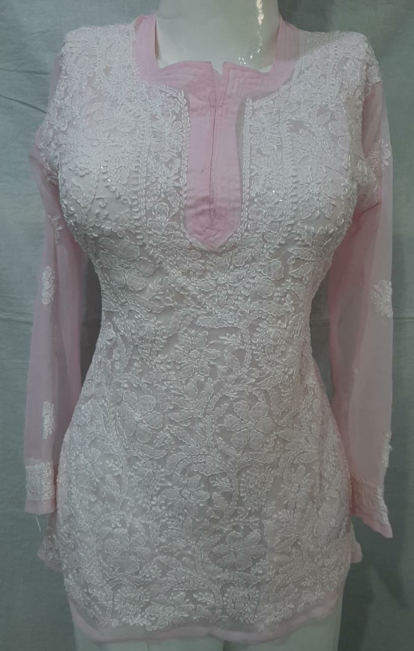 Short Georgette Kurti