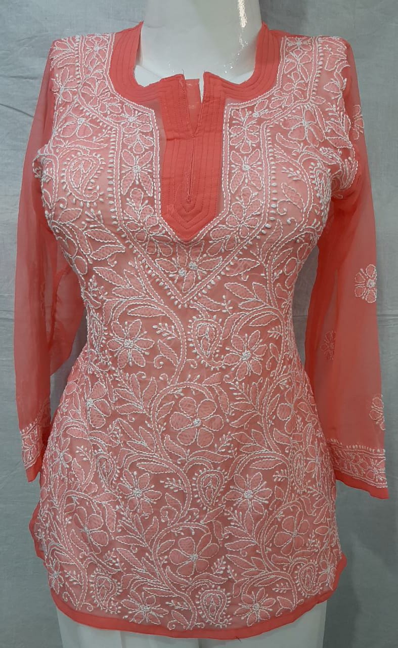 Short Georgette Kurti