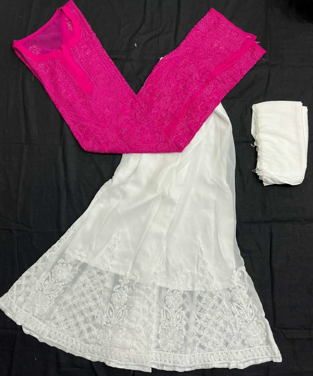 Resham Thread Georgette 3pc set