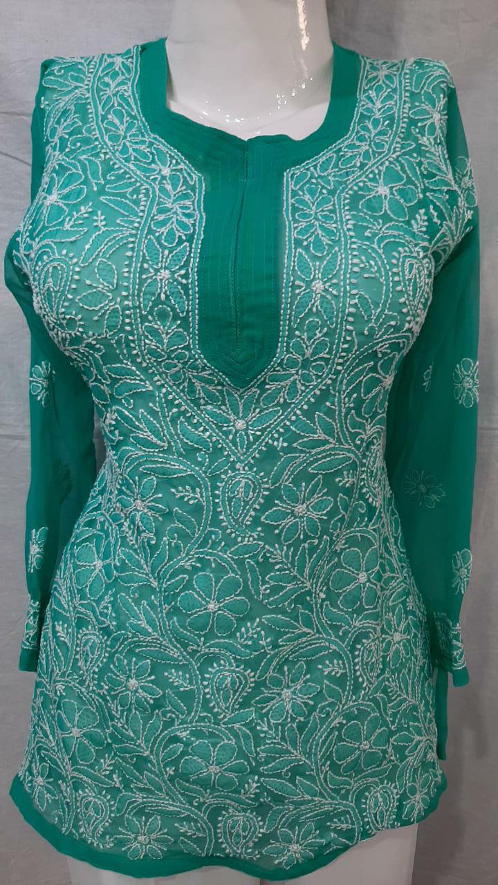 Short Georgette Kurti