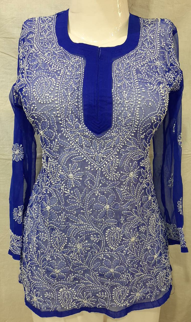 Short Georgette Kurti